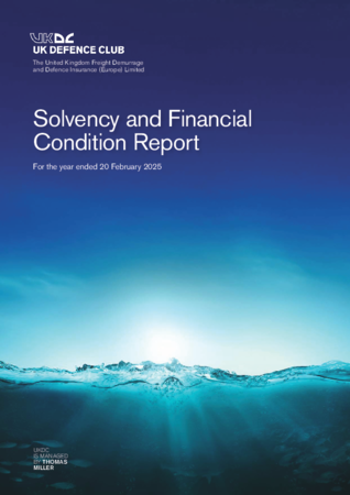 Solvency and Financial Condition Report, 2025 - The United Kingdom Freight Demurrage and Defence Insurance (Europe) Limited