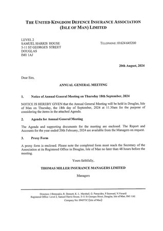 UKDIA AGM - SEPTEMBER, 2024