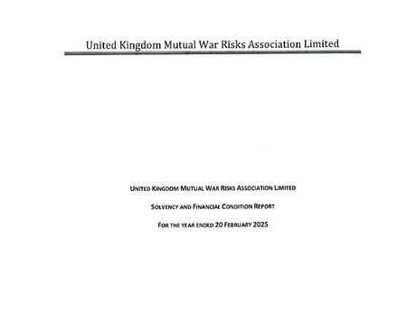 Solvency and Financial Condition Report ("SFCR")