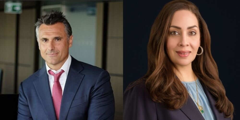 Laurent Aduaz on the left and Saffia Kanoo on the right.