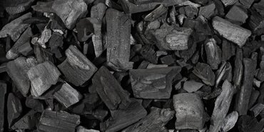 Close up image of charcoal