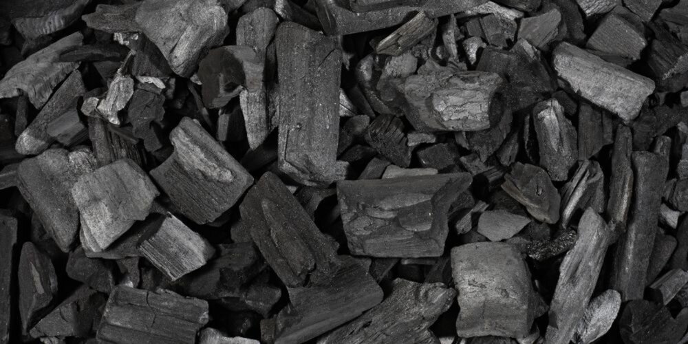 Close up image of charcoal
