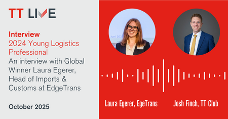An interview with 2024 YLP Global Winner, Laura Egerer, Head of Imports & Customs at EgeTrans