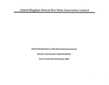 Solvency and Financial Condition Report ("SFCR")