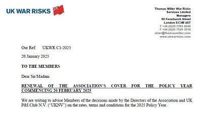 C1 2025 - Rates and Terms for the 2025 Policy Year