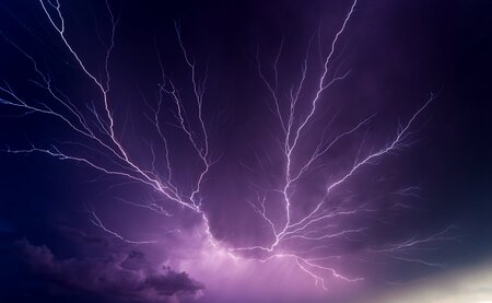 Lightning Strike Storm