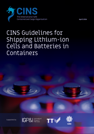 CINS Guidelines for Shipping Lithium-ion Cells and Batteries in Containers