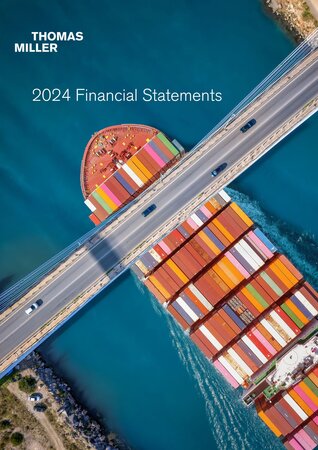 Container Ship passing underneath a road bridge