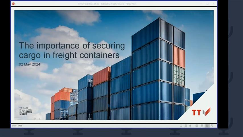 TT Club and Cordstrap - the importance of securing cargo in freight containers